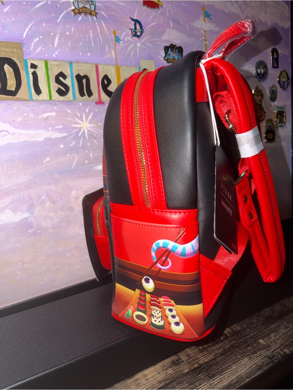 Loungefly Disney Monsters, Inc Mini Backpack - Picture 3 of 7